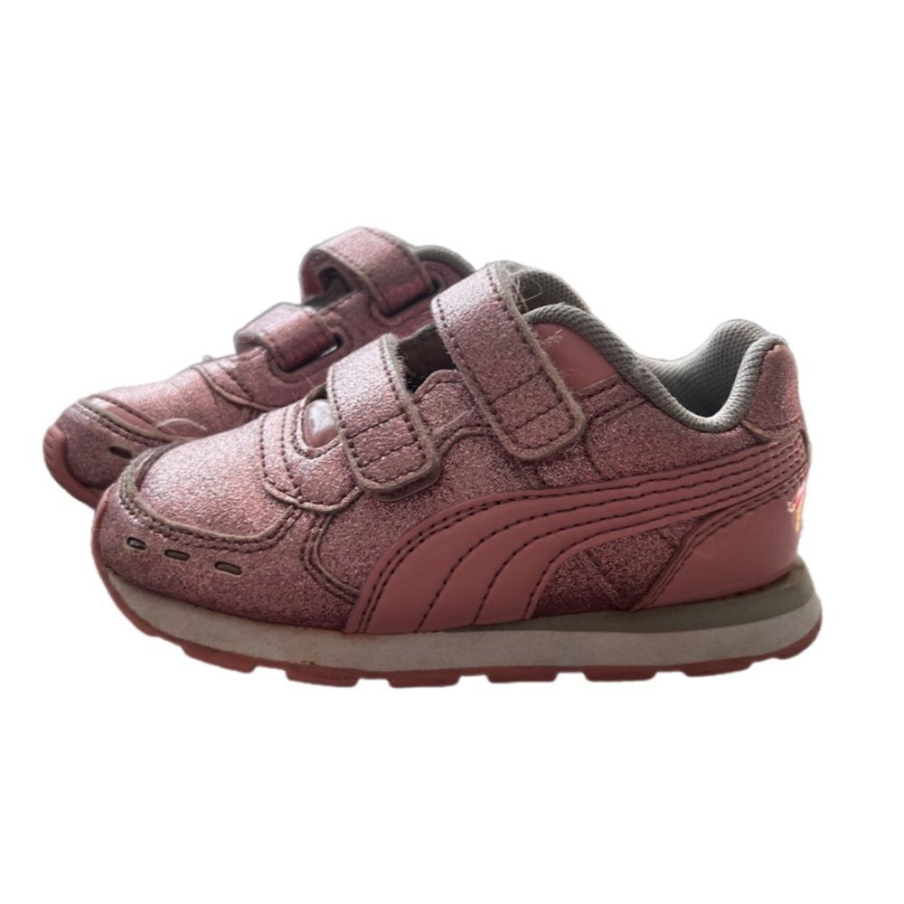 Puma vista glitz toddler shoes pink SPARKLE 7C